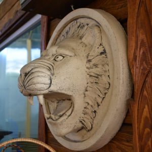 Скульптура Голова льва (настенная скульптура)